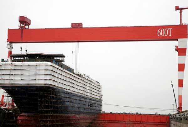 shipbuilding overhead gantry cranes